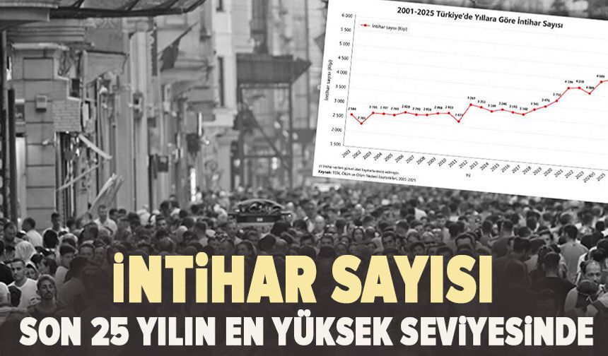 İntihar sayısı son 25 yılın en yüksek seviyesinde