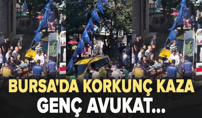 Bursa'da korkunç kaza!