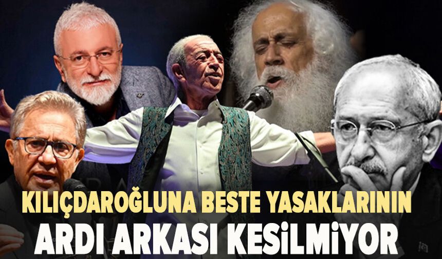 Kılıçdaroğlu'na sanatçı ambargosu