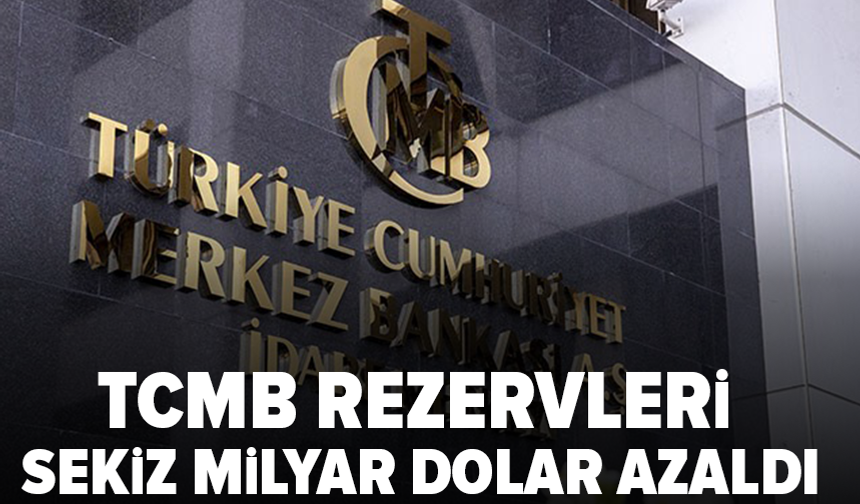 Merkez Bankası rezervlerinde sert düşüş