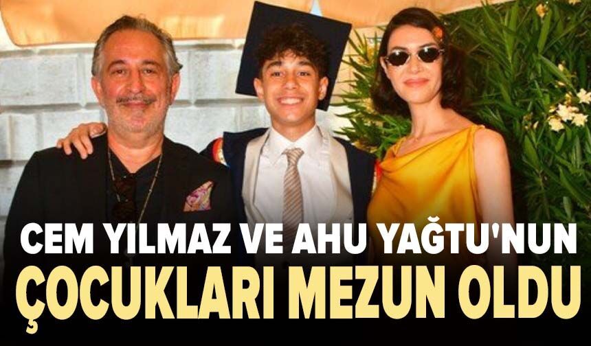 Cem Yılmaz ve Ahu Yağtu'nun çocukları Kemal mezun oldu