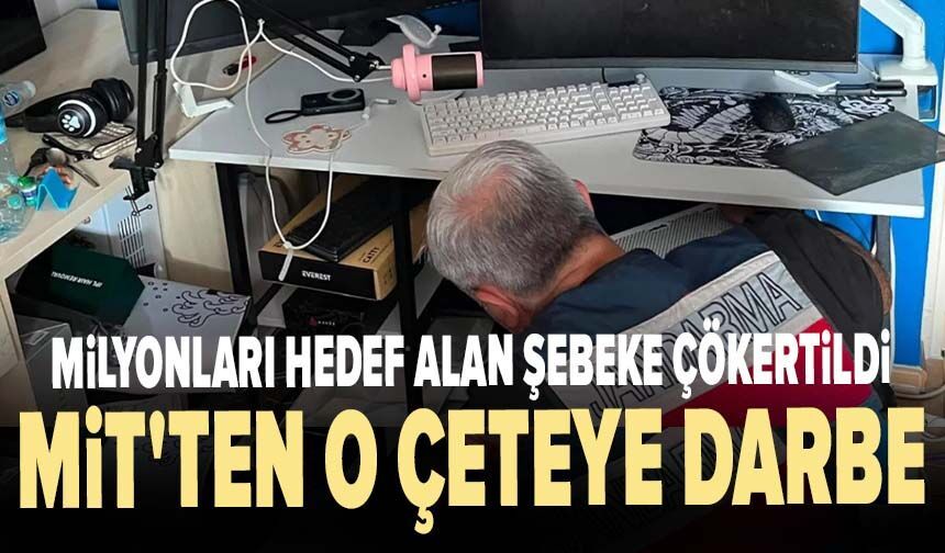Milyonları hedef alan şebeke çökertildi
