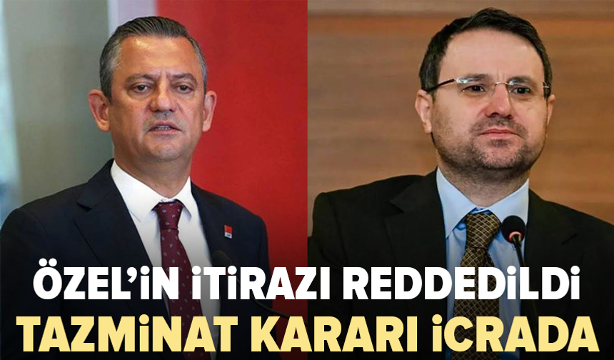 Akın Gürlek’in açtığı davada Özgür Özel’e tazminat kararı