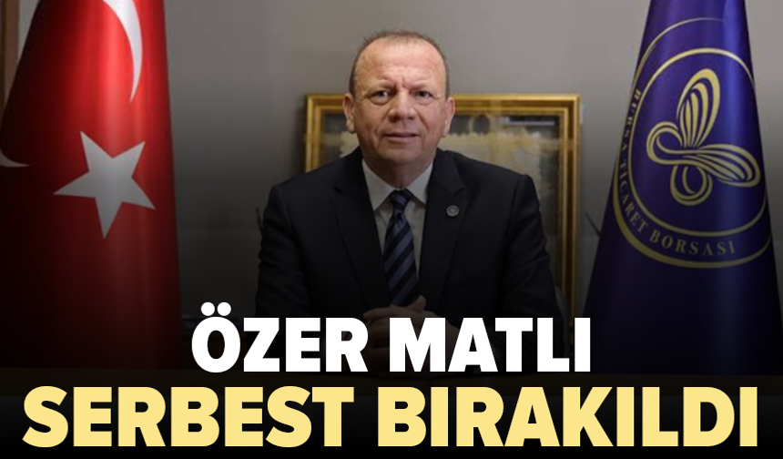 Özer Matlı emniyetteki işlemlerinin ardından serbest bırakıldı