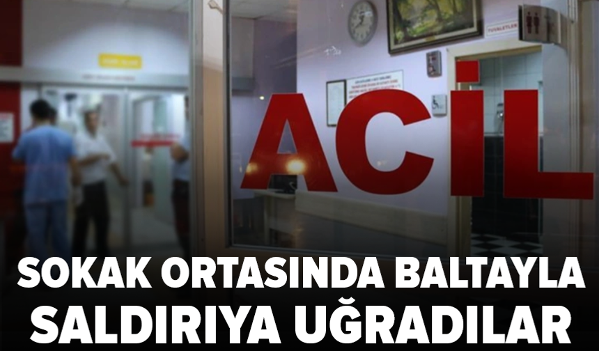 Baltalı saldırgan 3 kişiyi ağır yaraladı