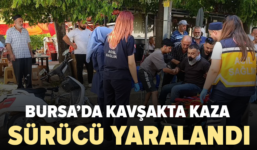 Bursa’da motosiklet kazası: 1 yaralı