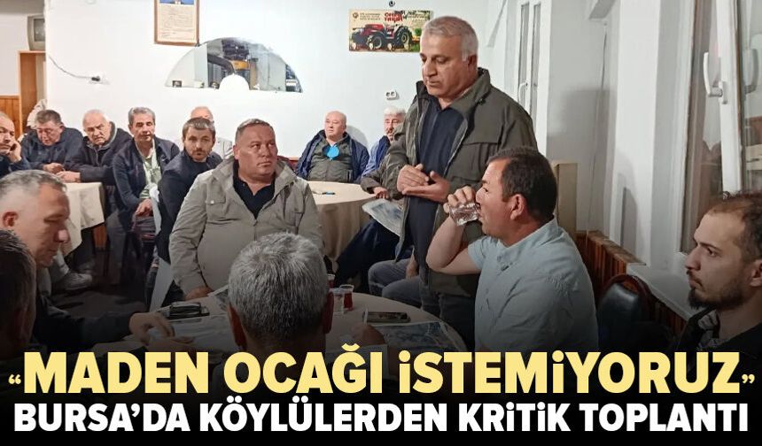 Keles’te madene karşı ortak mücadele: Köylüler ve Doğader bir araya geldi