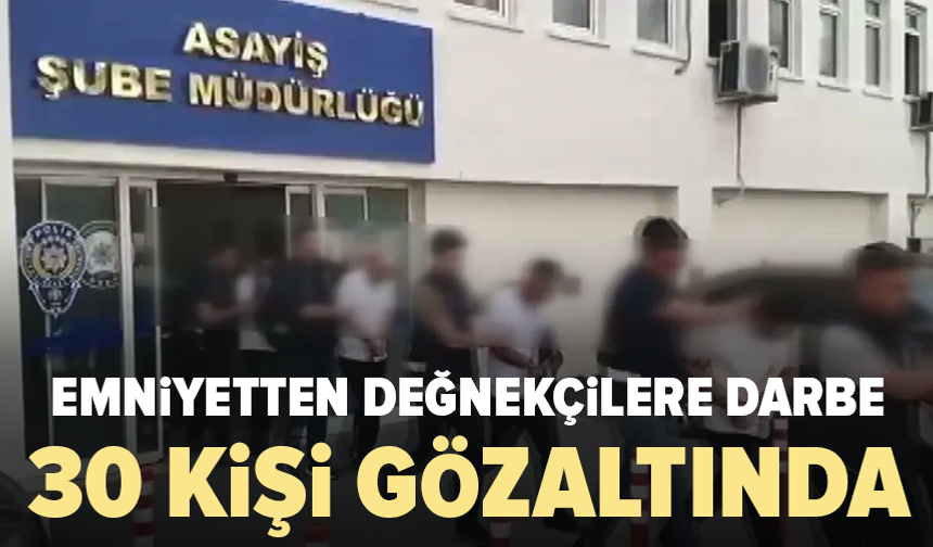 NATO zirvesi öncesi “değnekçi” operasyonu: 30 gözaltı
