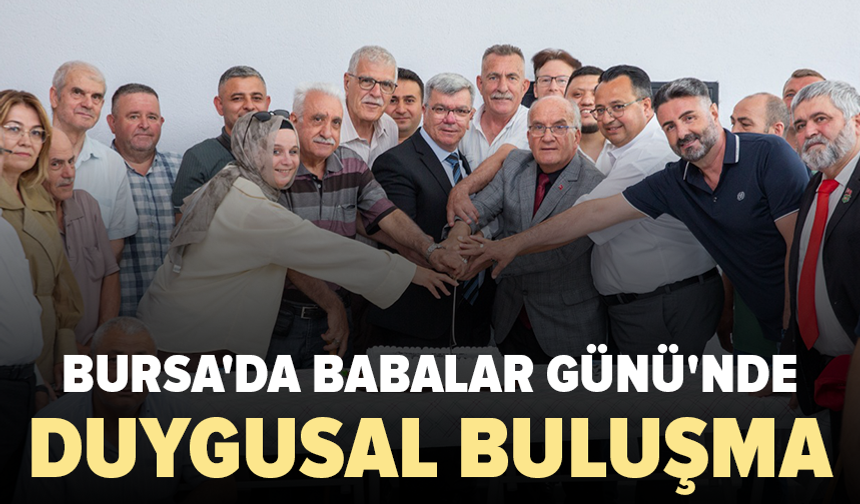 Bursa’da şehit ve gazi babaları unutulmadı