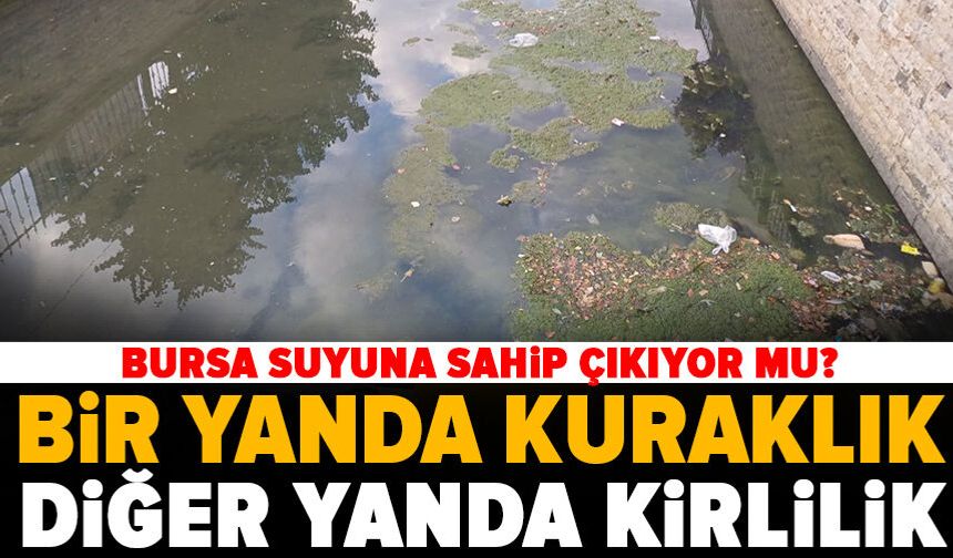 Bursa kuraklıkla mücadele ederken dereler alarm veriyor