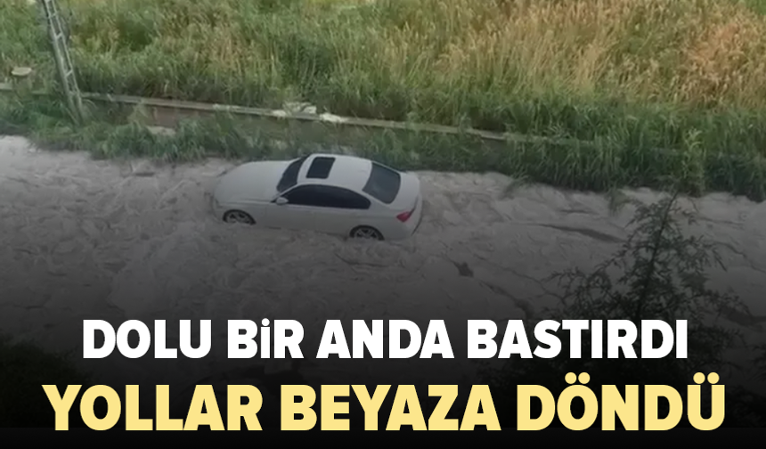 Kentlerde sağanak ve dolu alarmı