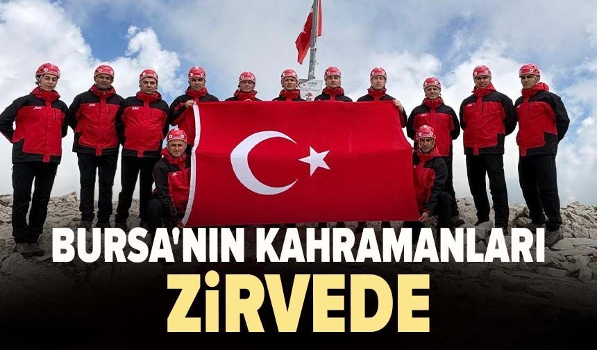 Bursa'nın kahramanları zirvede