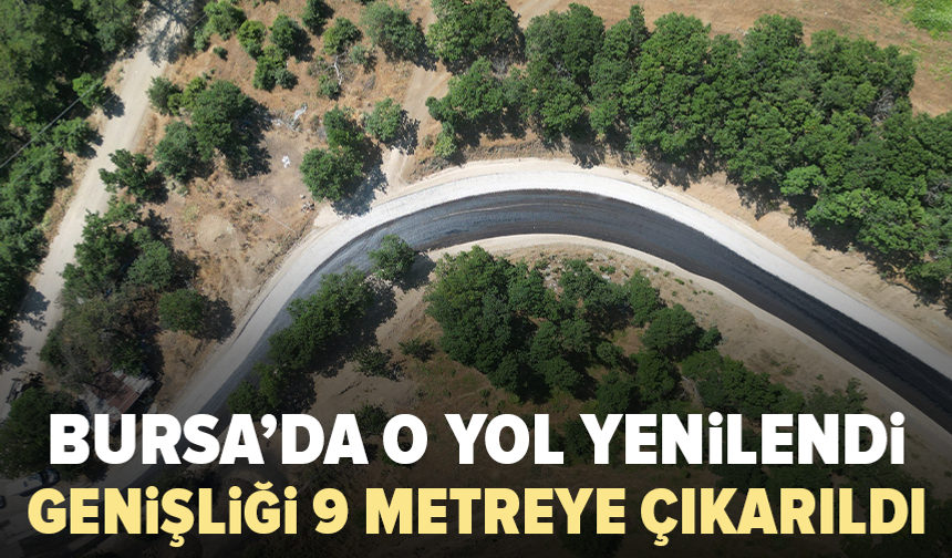 Bursa’da kırsal ulaşımı rahatlatan çalışma