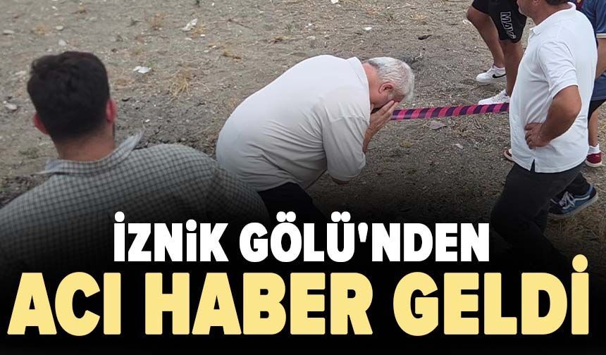 İznik Gölü’nden acı haber geldi
