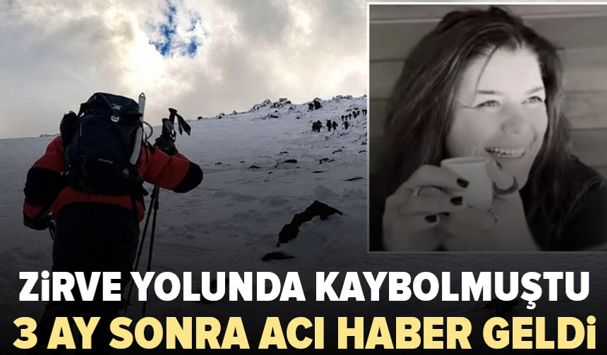 Ağrı Dağı’nda kaybolan dağcıya 3 ay sonra ulaşıldı