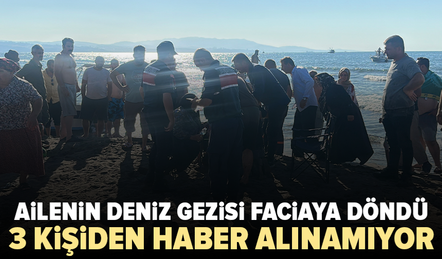 Aynı aileden 6 kişi denize düştü: 3 kişi kayıp