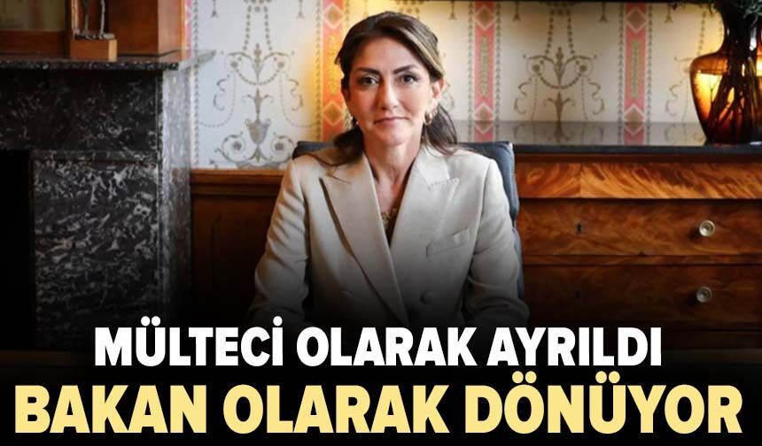 Mülteci olarak ayrıldı: Bakan olarak dönüyor