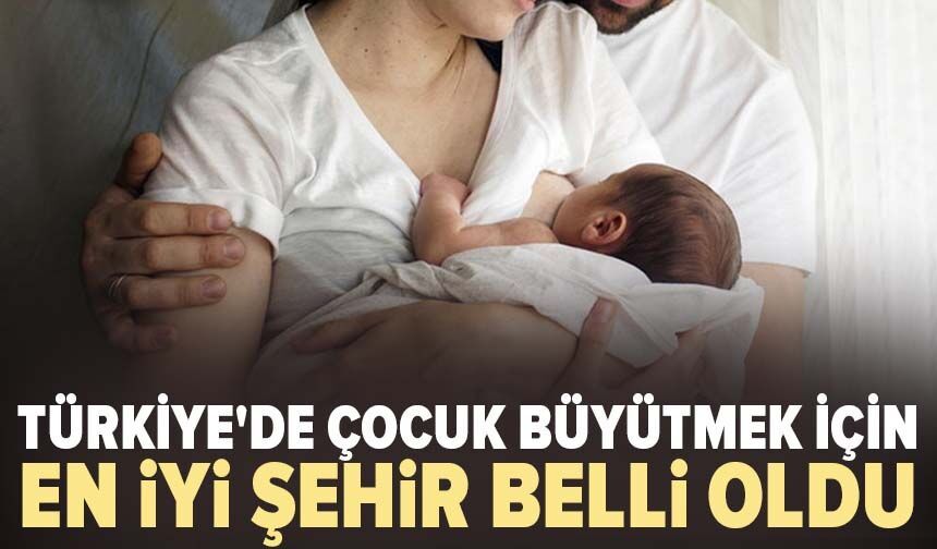 Türkiye'de çocuk büyütmek için en iyi şehir belli oldu