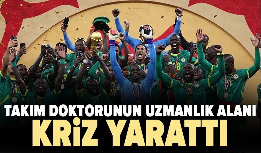 Takım doktorunun uzmanlık alanı kriz yarattı
