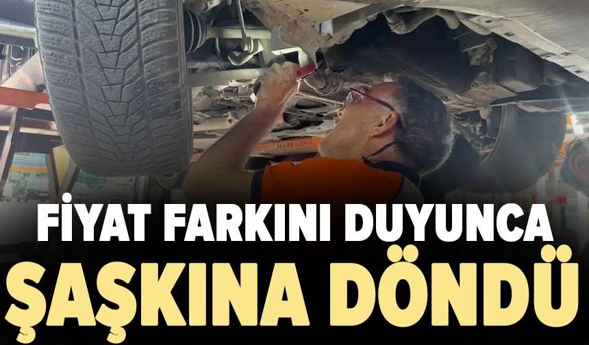 Fiyat farkını duyunca şaşkına döndü