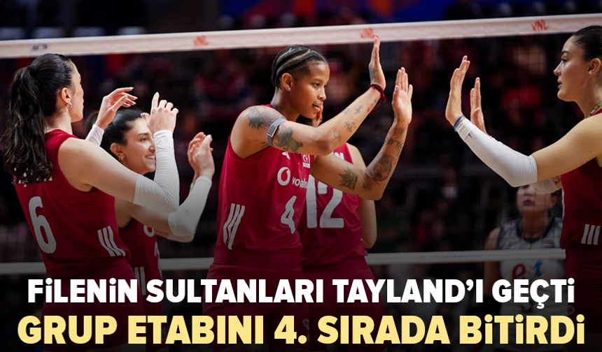 Filenin Sultanları VNL grup etabını galibiyetle kapattı