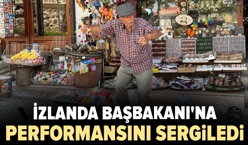 İzlanda Başbakanı'na performansını sergiledi