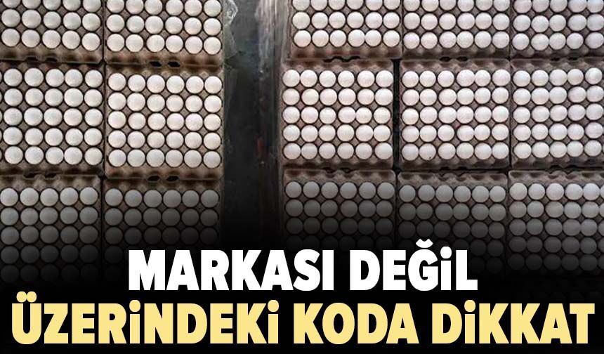 Markası değil üzerindeki koda dikkat
