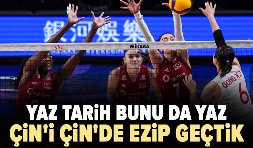 Yaz tarih bunu da yaz: Çin'i Çin'de ezip geçtik