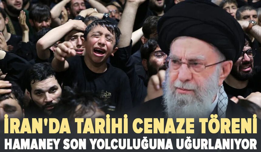 İran'da Tarihi Cenaze Töreni: Eski Dini Lider Hamaney Son Yolculuğuna Uğurlanıyor
