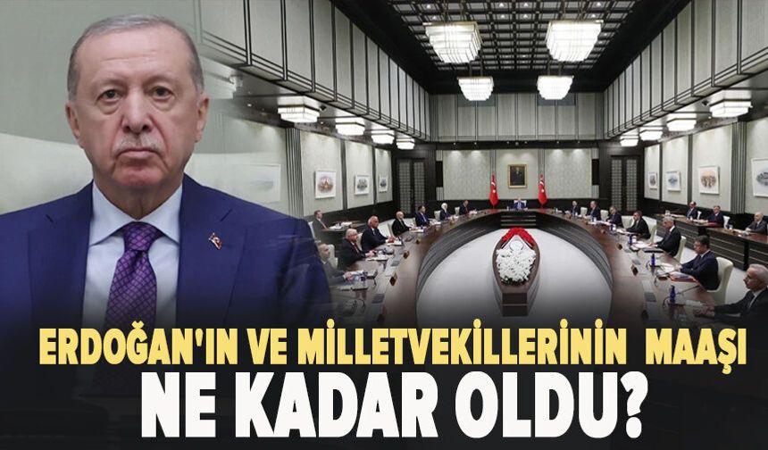 Erdoğan'ın ve milletvekillerinin maaşı ne kadar oldu?