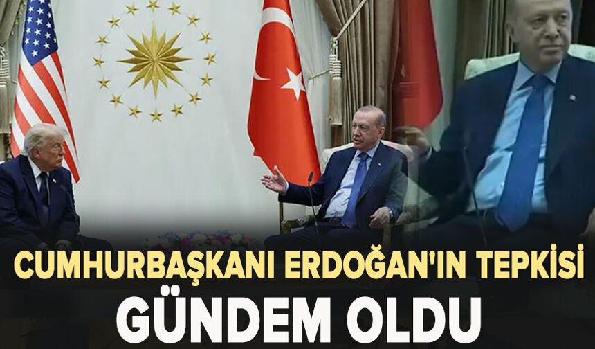 Cumhurbaşkanı Erdoğan'ın tepkisi gündem oldu