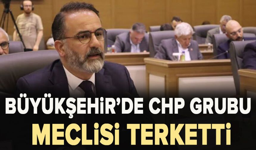 CHP Grubu Meclisi terketti...