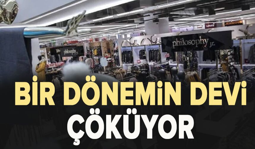 Bir dönemin devi çöküyor