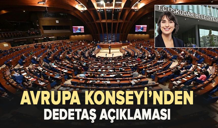Avrupa Konseyi’nden Dedetaş açıklaması