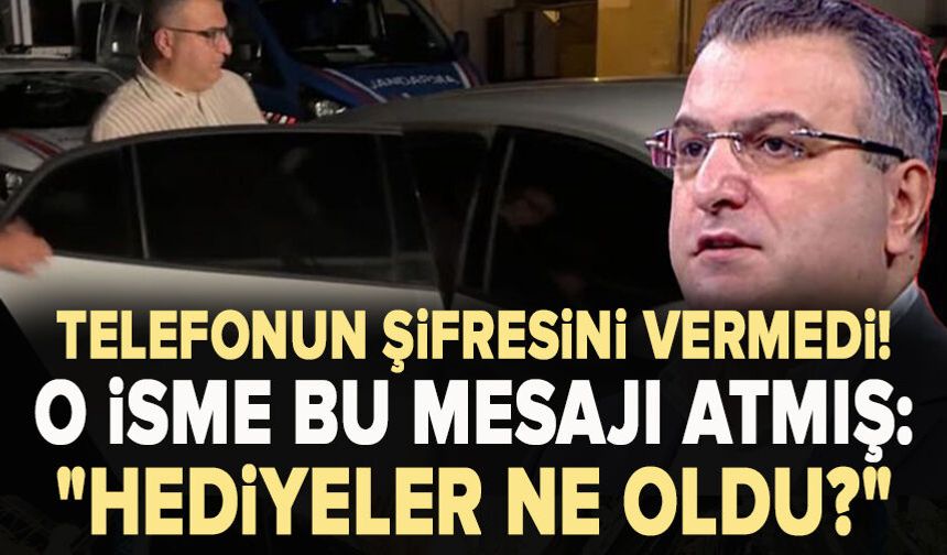 Telefonun şifresini vermedi! O isme bu mesajı atmış: "Hediyeler ne oldu?"
