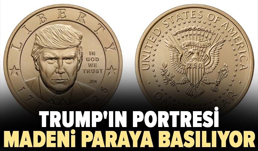 Trump'ın portresi madeni paraya basılıyor