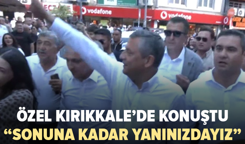 Özel’den hak kaybı yaşayan emeklilere destek sözü