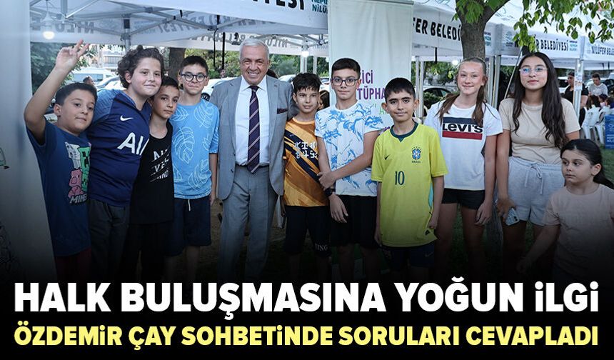 Başkan Şadi Özdemir, Beşevler sakinlerini dinledi
