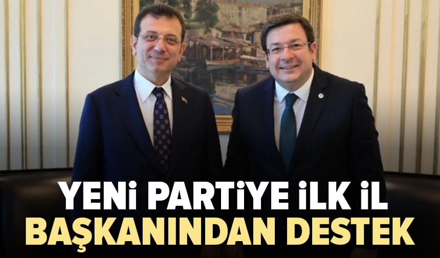 Yeni partiye katılacağını açıklayan ilk il belediye başkanı belli oldu