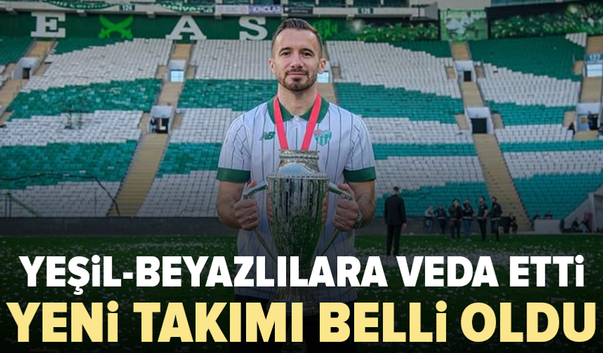 Bursaspor’da şampiyonluk yaşayan isim veda etti