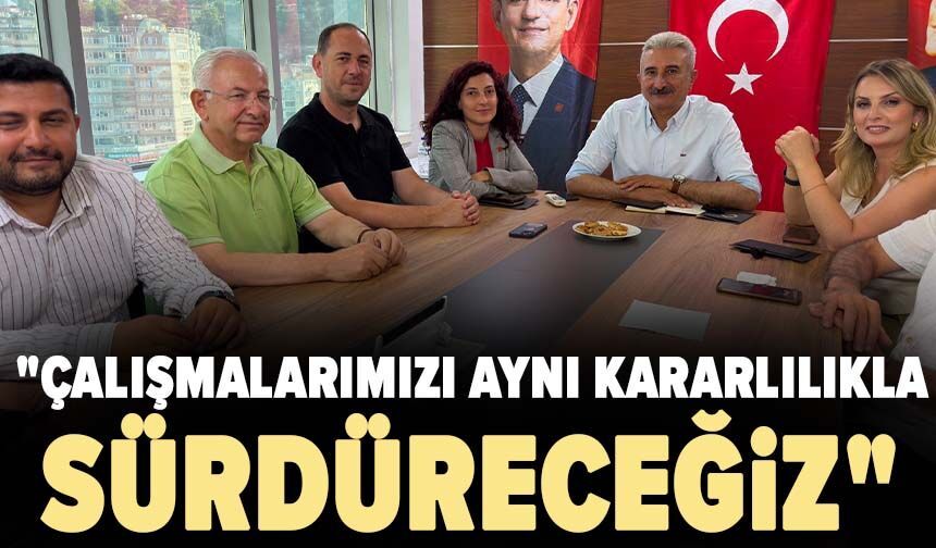 Nihat Yeşiltaş: "Çalışmalarımızı aynı kararlılıkla sürdüreceğiz"