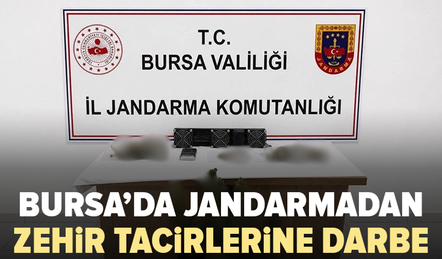 Bursa’da uyuşturucu operasyonu: 3 şüpheliye işlem