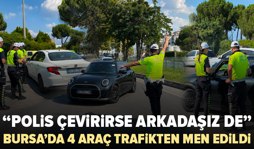 Bursa’da korsan taksi denetimi: 415 bin TL ceza kesildi