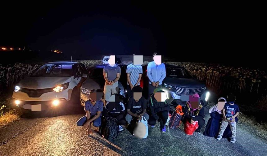 Edirne'de göçmen kaçakçılığı operasyonu: 3 organizatör ve 7 düzensiz göçmen yakalandı