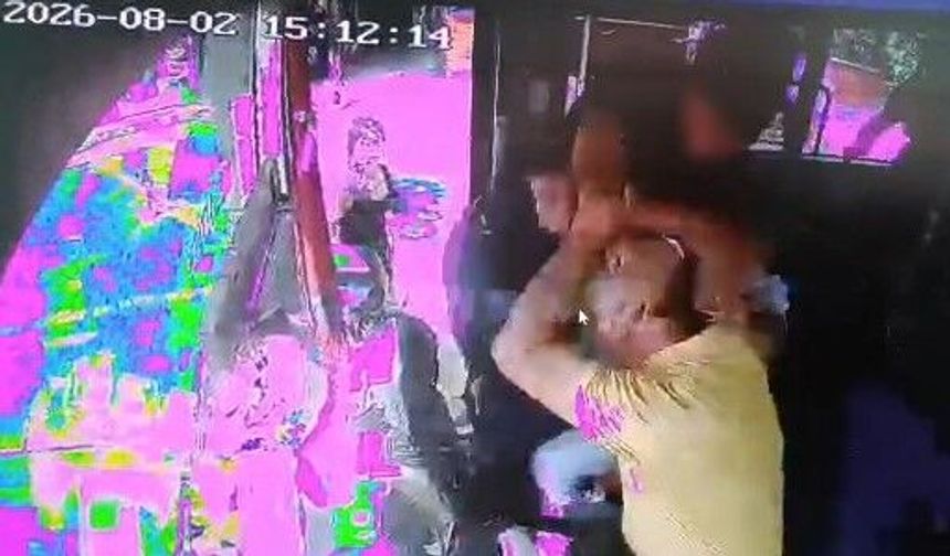 Şehir magandası otobüs şoförüne saldırdı