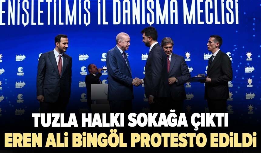 Tuzla halkı sokağa çıktı! Eren Ali Bingöl protesto edildi