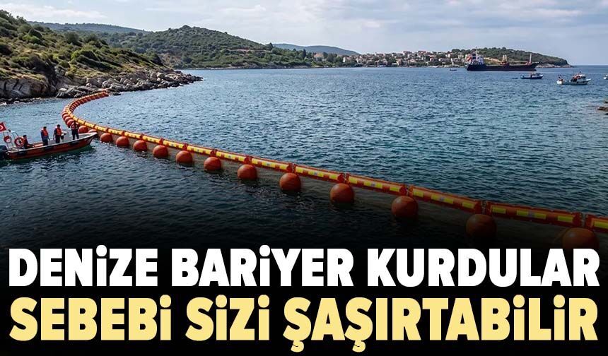 Denize bariyer kurdular! Sebebi sizi şaşırtabilir