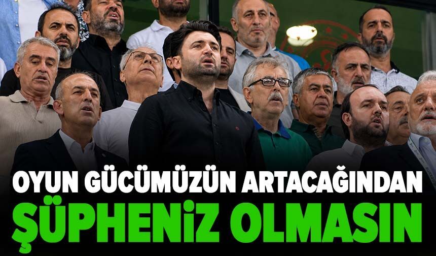 Enes Çelik: "Oyun gücümüzün artacağından şüpheniz olmasın"