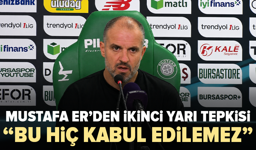 Mustafa Er: “Bu şekilde oynarsak cezalandırılırız”