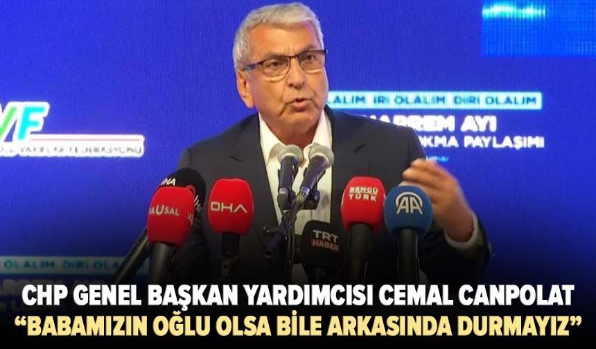 CHP'den yolsuzluk mesajı: “Babamızın oğlu olsa bile arkasında durmayız”